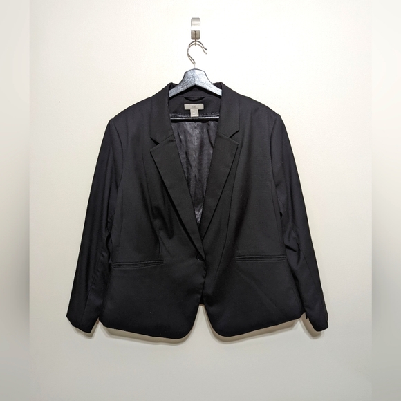 H&M Jackets & Coats Hm Black Blazer Poshmark